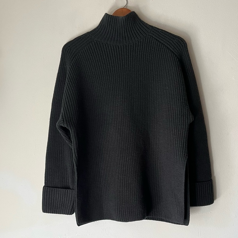 COS Black Turtleneck Sweater